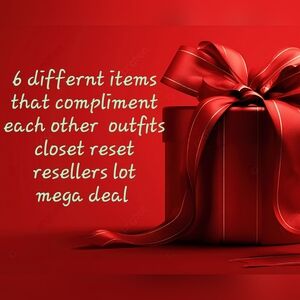 6 Pieces Size Small 26 26 Jeans Coat Top Shirt Sweater Pants Jacket